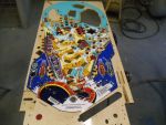 79
Playfield is now ready to sand and begin the repaints.