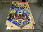 59
Playfield is  in the refinishing  shop and  ready to begin prep.