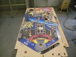 102
Playfield is sanded and ready for final repaints.