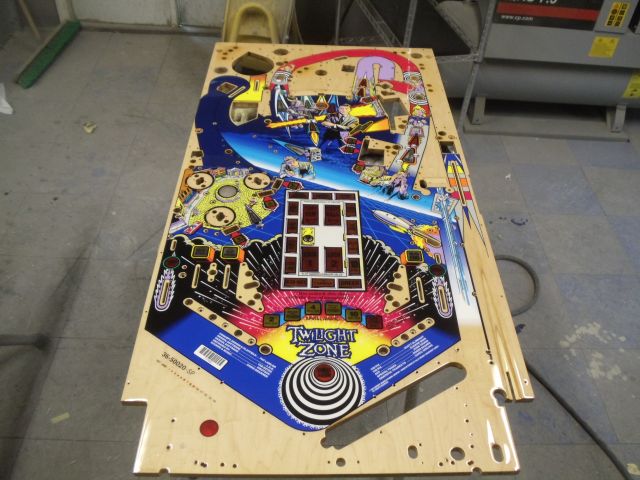 111
Playfield is finished with the exception of the final sand and polish so I can now  move on to the other aspects of the  pr
