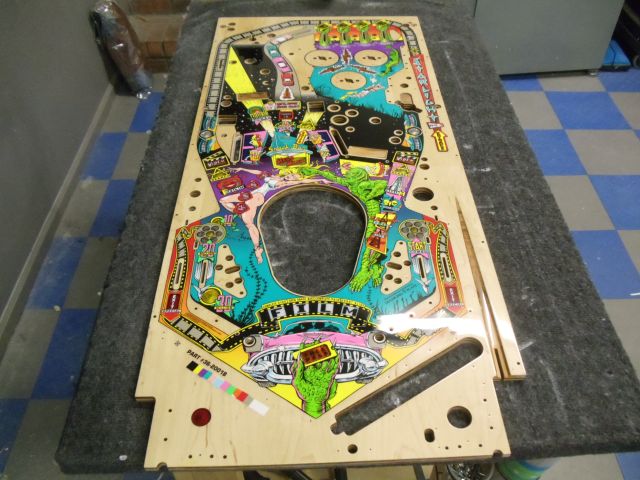 45
Playfield is ready to t nut and rebuild.