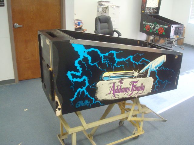 20 
 I am having a new cabinet built for this game .While I wait I will move forward withthe rest of the restore. 