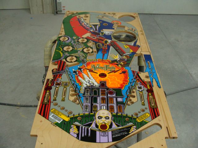 31
 Playfield is ready for the final sand and clear.