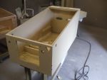 121
Cabinet is sanded and ready to prep for final paint and clear.