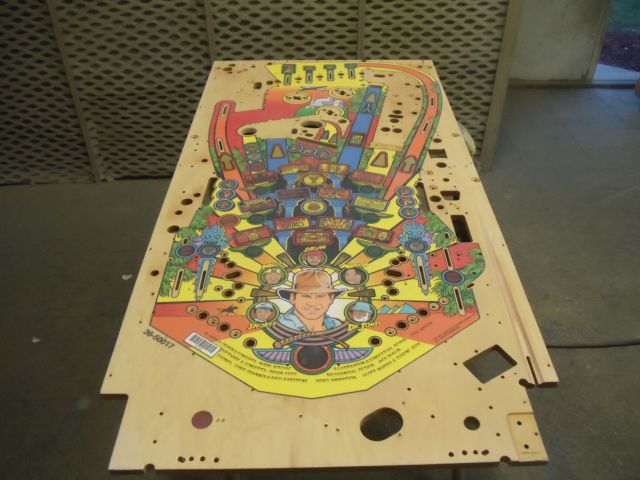 121
Playfield is sanded and being prepped for it's final clear.