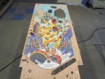 2
Playfield is being prepped for the initial repaints and clear.