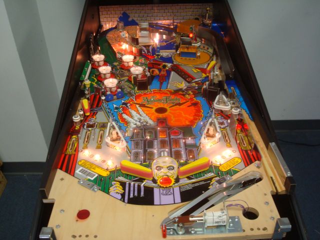 81
  Playfield is back in the game.Powered up for testing.