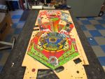 96
Playfield is  sanded and ready to polish.