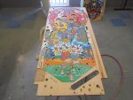 26
Playfield is sanded and being prepped for th final sand and clear.