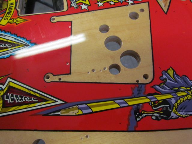 3
Playfield is "double dimpled"so the holes will need to be checked for accuracy.This is something I have run into be