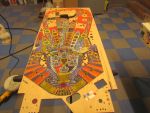 Playfield is sanded and ready to polish.