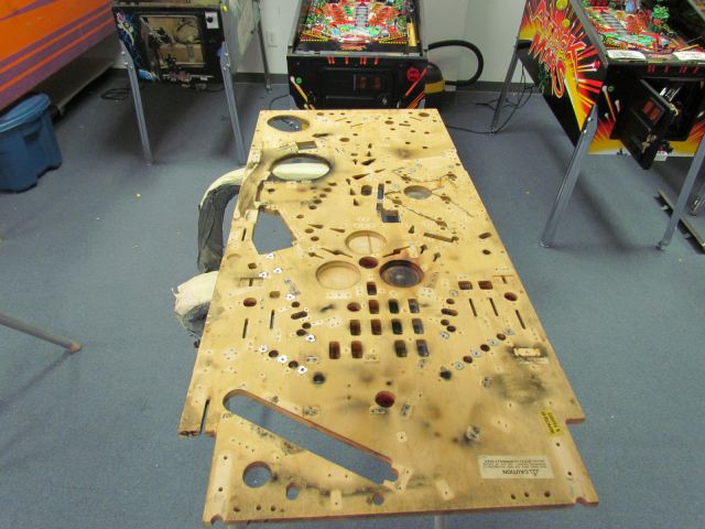 66
I will not bother taking the t nuts out since I will be replacing them along  with the playfield.