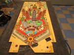127
Back to the NOS prototype playfield :-)
Playfield is sanded and ready to polish.This playfield was only cleared once  in a