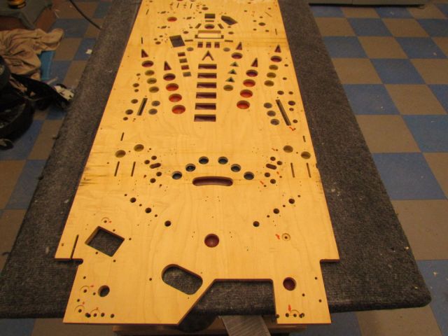 132
Underside needs to be sanded to clean it up a bit but I do not want to  lose any of the factory markings.This playfield cam