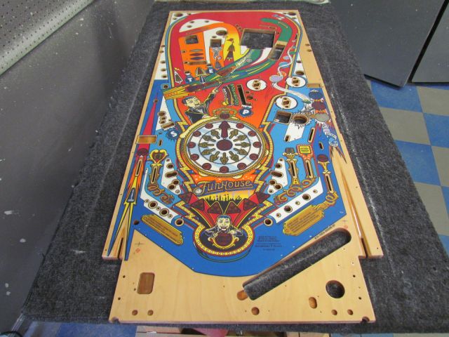 30
Playfield is sanded and ready to  polish.