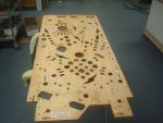 37
Playfield stripped bare bottom side.