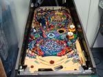 160
 Playfield is back in the cabinet.