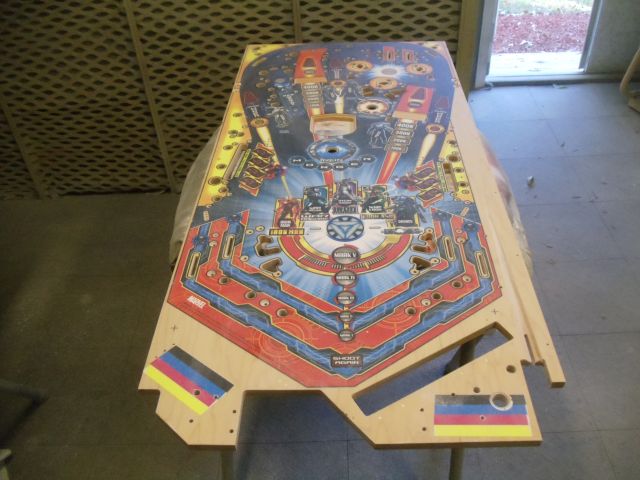 29
Playfield is being sanded and prepped for the first clear application.