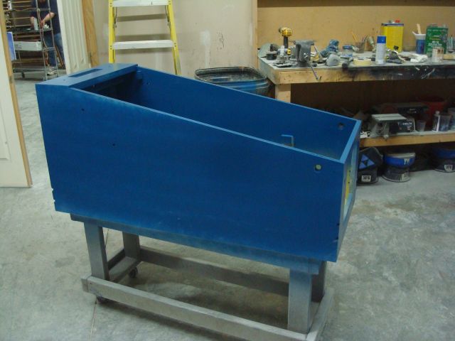 64
 Cabinet is refinished in the base color.