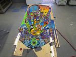 11
Replacement playfield will be prepped and some corrections wll be made prior to clearcoating. 