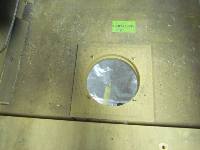 40
Speaker plate is installed  off center.This will be removed and corrected during the process.