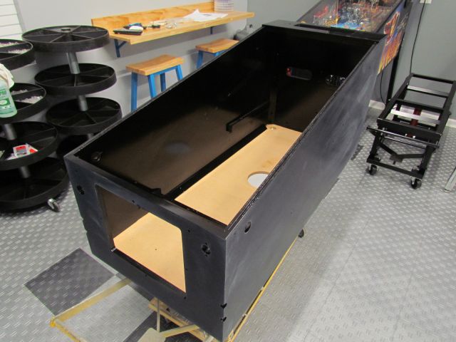 34
Cabinet is ready to prep for decal application and rebuild.