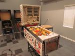64
 Playfield is in the cabinet  and will be  torn down now that it is verified everything is working as it should after the ca