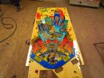 32
Playfield is in the  paint  shop and ready to  clean/prep  for the  first clear.