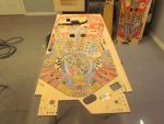 6
Hand picked replacement playfield getting  some  slight corrections and being prepped for  clear.