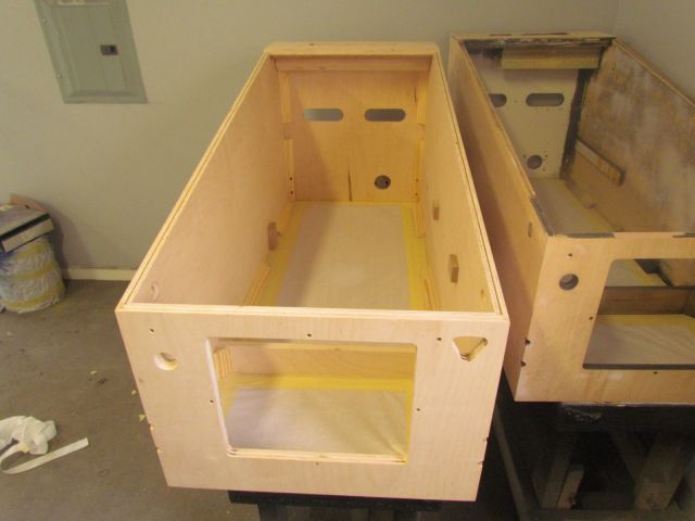 145
New cabinet ready for refinishing.