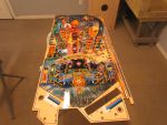 57
Playfield is cured and ready for the next session of rework.