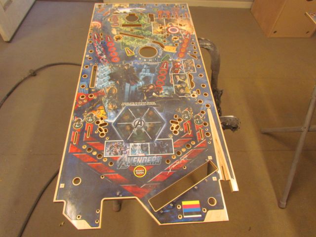 30
Playfield is sanded.