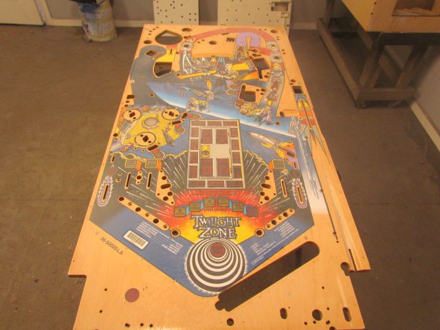 23
Playfield is now sanded.