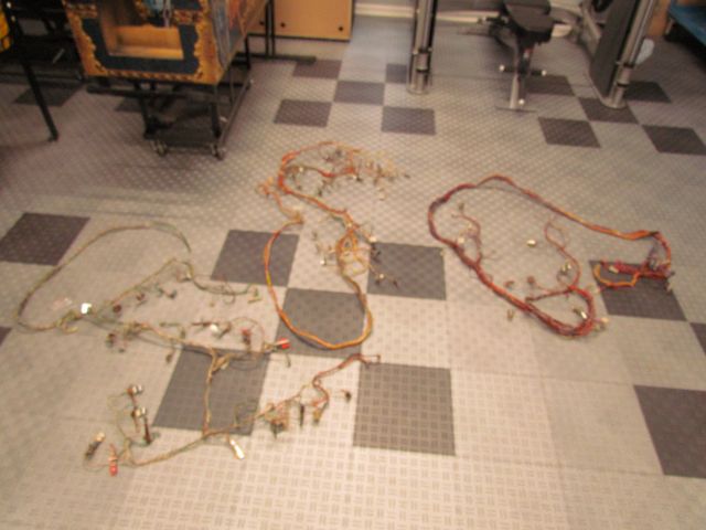 17
All harnesses are removed and separated.