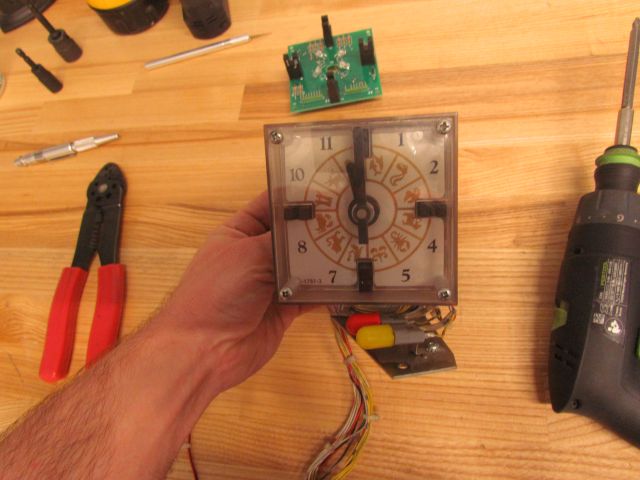 67
Now  for the clock.This one is a wreck so total  teardown,board and hosing replacement will be required.