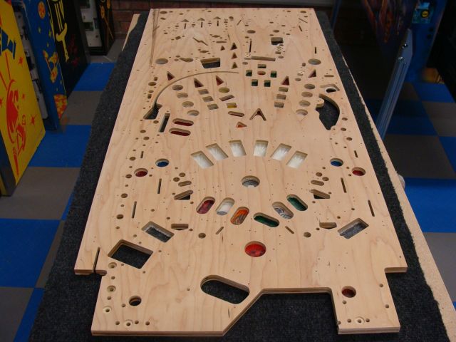 46
 The playfield will need to be t nutted first.