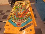77
Playfield stripped complete as possible there is a lot of seized hardware that  just strips and breaks so much of it will ha