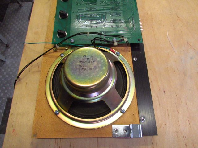 48
Speaker panel is rebuilt with nicer correct speakers,new  and or polished hardware.A plastic H channel in place of the  rust