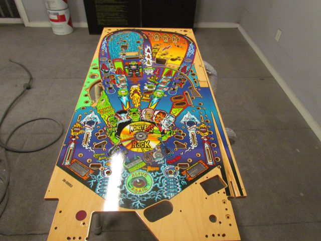 1
Starting off as I do with  most MBs these days  by reworking the replacement playfield.In this case it is NOS  so that a huge