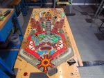 92
Playfield is prepped and can be moved into the  paint  shop for  structural repairs and  the  beginning stages of the  refin