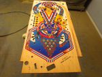 78
Playfield is sanded and ready  to make a couple minor corrections to prior to the next clear.