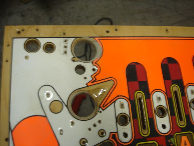 46
 The hole is properly shaped.It will be cleared first then repainted so it has a smooth surface  to repaint and everythin is