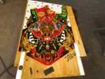 151
Playfield is  ready to  sand once more then  clear.