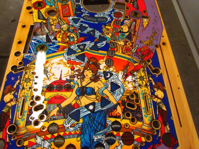 27
this clear is  used to simply seal the  playfield and level the  inserts to be replaced as well as eliminating much of the g