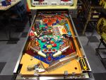108
Playfield  is  installed in the cabinet.The playfield  is NOS the plastic set is new and  some mior changes  were  made in 