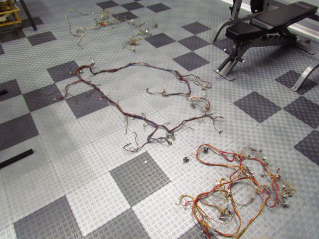 72
All harnesses have been removed and separated  from the playfield.
