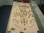 45
 Playfield ready for rebuild.