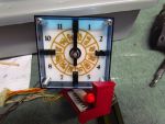 101
Clock is rebuilt.I have cleaned and greased it for  quieter operation.I have also  reflowed  the  solder points on the  cur