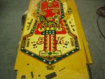 1
 Starting out with a NOS playfield.The downside of it is that it has been coated with some kind of lacquer which has really y
